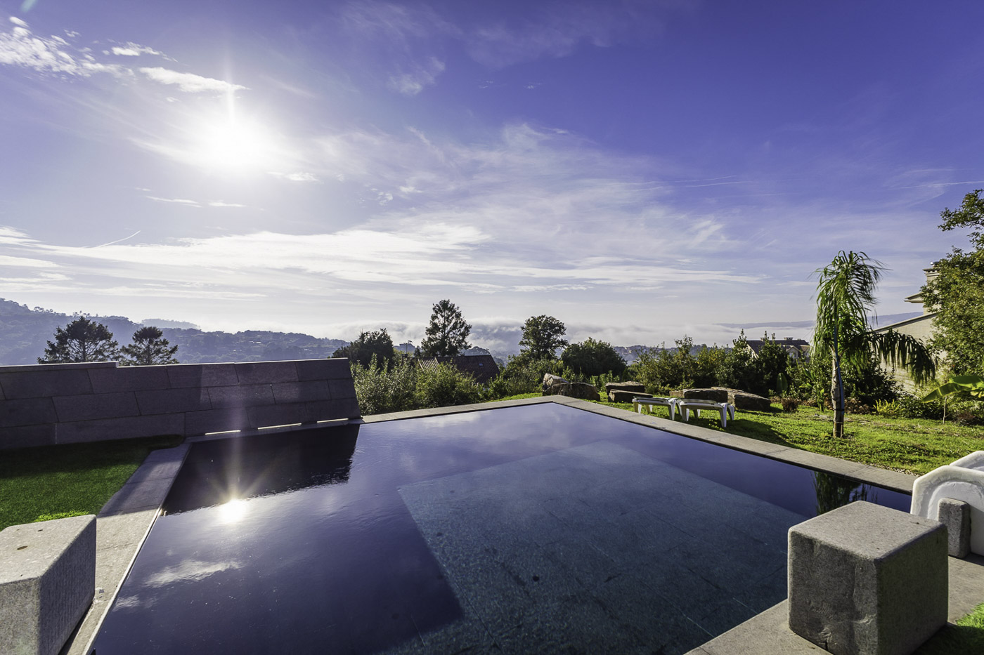 La piscina está calefactada a 29 grados